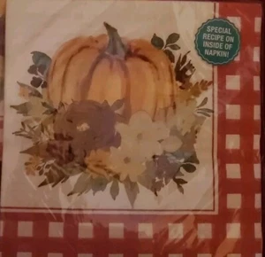 Thanksgiving Napkins - Set Of 2. Pioneer Women. Wrappers Intact. - Picture 1 of 3