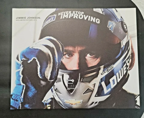 Jimmie Johnson Lowe's Limited Edition Post Card - 2 Of 3 - 2015 Cover
