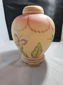 Tarro de jengibre birmano de vidrio artístico Fenton edición limitada firmado 95 aniversario - Imagen 1 de 10
