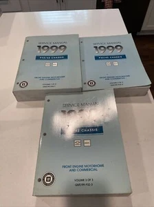 1999 Chevrolet GMC P32 P42 RV Motorhome Factory Service Repair Manuals 3 Volumes - Picture 1 of 6