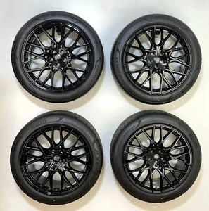 BMW X-3 X-4 20 Zoll MSW 74 Schwarz Glanz Pirelli 245/45 + 275/40R20 P-Zero RDK - Bild 1 von 8