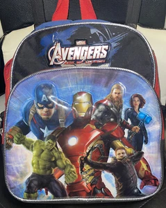 Marvel Avengers 10" MINI BACKPACK with front zipper pocket - Picture 1 of 8