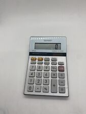 Sharp Silver 10-Digit Semi-Desktop Financial Calculator EL-331ER Solar Powered