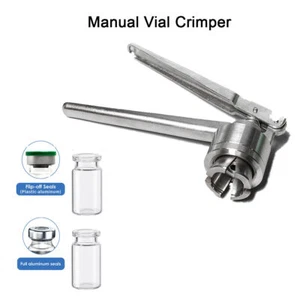 Manual Vial Crimper Stainless steel 20mm Medical Bottle Cap Crimping Tool - Picture 1 of 12