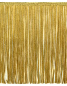 Chainette Bullion Fringe Trim, Color# C4 - Antique Gold [Sold By The Yard] - Picture 1 of 1