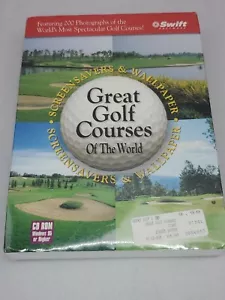 Great Golf Courses of the World Screensaver Wallpaper Windows 95 Sealed CD-ROM - Picture 1 of 2