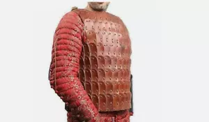 WEEKEND SALE Medieval Viking Leather Lamellar Cuirass Scale Armor costume - Picture 1 of 3