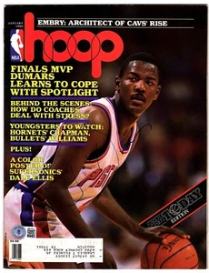 JOE DUMARS signed Autographed 1990 Hoop Magazine Detroit Piston Beckett #BB19913 - Picture 1 of 3