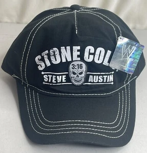 WWE Stone Cold Steve Austin 3:16 Skull Snapback Hat NEW Wrestling Cap WWF NOS - Picture 1 of 12