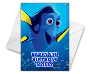 Tarjeta de cumpleaños personalizada DORY - Tarjeta de felicitación Nemo de Disney Finding - Disney - Imagen 1 de 1