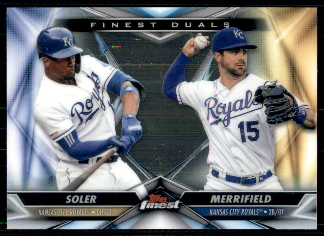 2020 Finest Duals #FD11 Whit Merrifield Jorge Soler