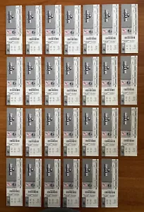 LOT of 27 - HOUSTON ASTROS @ NEW YORK YANKEES 2015 WILD CARD FULL TICKETS - Picture 1 of 3