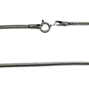 Chaine Fine Maille Serpent Argent Massif 925 -60 cm- Largeur 2 mm - 14 gr. #6000 - Picture 1 of 5
