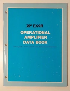 1983 Exar Operational Amplifier Data Book - Picture 1 of 4