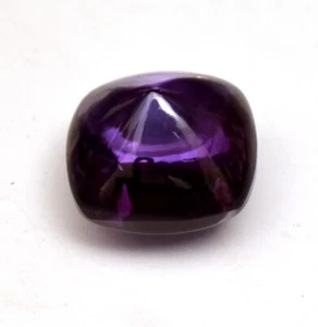 Natural Purple Sapphire 19.75 Ct Certified Cushion Shape Sugar Loaf Cabochon - Picture 1 of 5