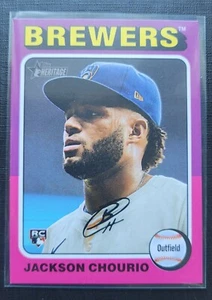 Jackson Chourio 2024 Topps Heritage High Numbers #632 ROOKIE RC BREWERS !!! - Bild 1 von 1