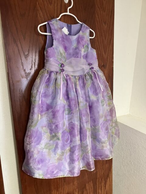 Vestido de fiesta de algodón sin mangas para niña, vestido de dama de honor para  niña de 6 años, púrpura, dulce, verano - AliExpress