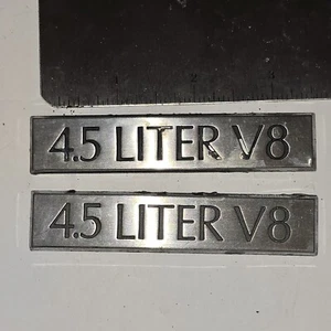 Cadillac OEM 1991 1992 1993 4.5 Liter V8 Machined Emblem Badge Logo Nameplate - Bild 1 von 5