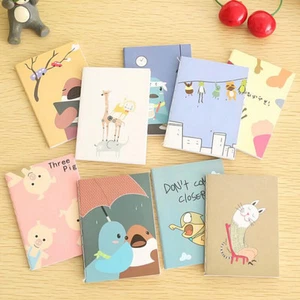 10x Mini Cartoon Blank Diary Pocket Notepad Planner Journal Handy Noteboo。qo - Picture 1 of 8