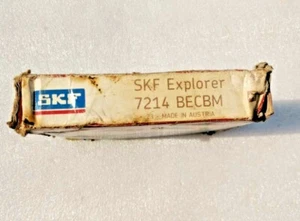 7214 BECBM Angular Contact Ball Bearing SKF EXPLORER 70X125 X24 MM LOW PRICE - Picture 1 of 8