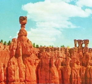 Temple of Osiris Bryce Canyon National Park Paunsaugunt Utah Vintage Postcard - Picture 1 of 3