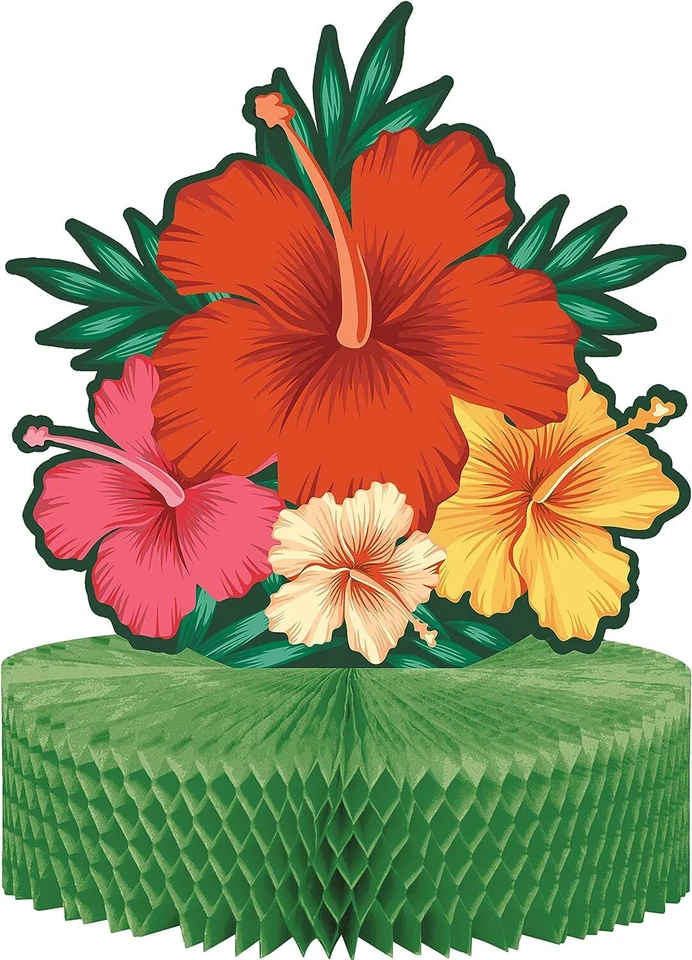 Tropical Flowers Floral Beach Summer Luau Theme Party Decoration Centerpiece - Image 1 of 1