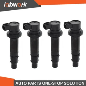 Labwork 4Pack Ignition Coils For  Yamaha YZF-R6 R6 YZF-R6S R6S YZF-R1 R1 FZ1 - Picture 1 of 8