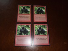 MTG Magic Kird Ape x4 Arabian Nights LP/NM