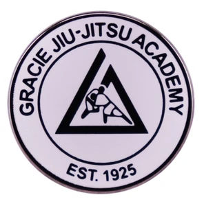 Pin Gracie Jiu Jitsu Academy 1925 Triángulo Logotipo Símbolo Artes Marciales Brasileñas - Imagen 1 de 5
