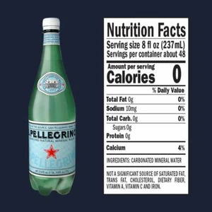 San Pellegrino Sparkling Natural Mineral Water, 25.4 Fl Oz (Pack of 3) - Picture 1 of 2