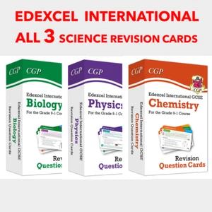 GCSE Edexcel International Triple Science Revision Question Cards Key Stage 4 - Picture 1 of 12