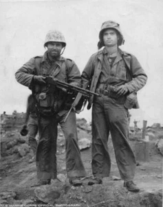 WW2 WWII Photo US Marines Iwo Jima 4th Marine Division USMC World War Two US171 - Picture 1 of 1