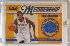 2010 Panini Classics Kevin Durant #PATCH /499 Game Worn Jersey - Rare - Picture 1 of 4