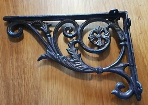Regalwinkel Regalträger Winkel Gusseisen Wandkonsole Jugendstil - Look 27 x 18 - Bild 1 von 6