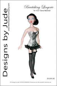 Bewitching Lingerie Puppe Kleidung Nähen Muster Für 15.5 " Gene Marshall - Picture 1 of 5