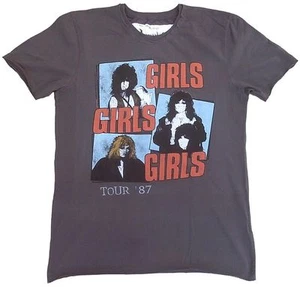 Vintage Amplified Official Motley Crüe Chica Tour 87 Rock Star Vip CAMISETA S 48 - Imagen 1 de 2