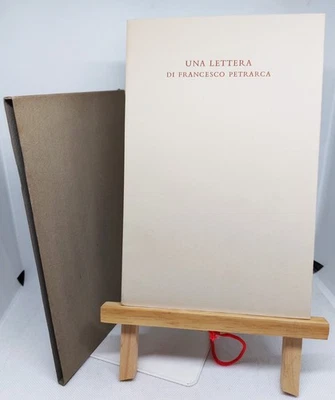 FRANCESCO PETRARCA. UNA LETTERA A GIOVANNI ANCHISEO. Carlo Alberto Chiesa, 1967. - Immagine 1 di 3