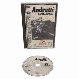 Andretti Racing (Sega Saturn, 1996) Authentic CIB Complete w/  Manual Tested