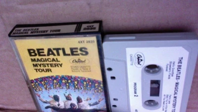 EX 1968 1st issue PAPER LABEL CASSETTE The Beatles Magical Mystery Tour 4XT 2553 - Image 1 of 4
