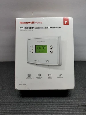 Termostato programable Honeywell Home RTH2300B - Programación de 5-2 días  Foto 1 de 4