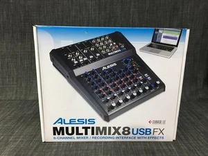 Alesis Multimix 8 USB FX 8 Channel Mixer usb Recording Interface Box F/S - Picture 1 of 24