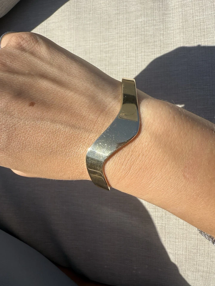 ¡RARO! Pulsera brazalete James Avery onda 14k Foto 1 de 4