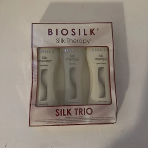 "Silk Therapy Trio by Biosilk for Unisex - 3Pc Set Shampoo, Conditioner, Origina - Picture 1 of 2