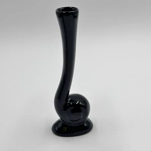 Frankomaa Vintage Black Onyx #31 Snail Bud Red Ware Pottery 6” Tall Vase - Picture 1 of 10