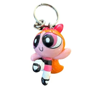 Vtg 1999 Power Puff Girls Blossom Keychain Memorabilia Rare Y2K - Picture 1 of 3
