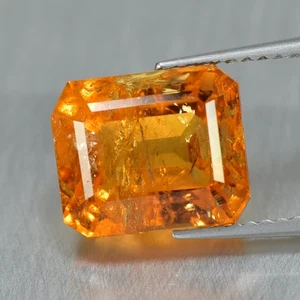6.75Ct Octagan, Incomparable 100% Natural Imperial Topaz Loose Gemstone - Picture 1 of 1