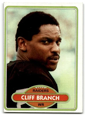 1980 Topps Cliff Branch HOF in EX Plus Cond LOOK! Oakland Raiders #85 - Image 1 of 2