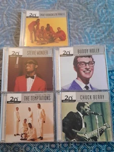 5 20th Century Masters CDs Stevie Wonder Temptations Buddy Holly Smoky Robinson - Bild 1 von 17