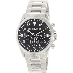 Michael Kors MK8413 Unisex Gage Quartz Black Dial Watch - Picture 1 of 1