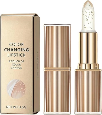 Fenvio Lipstick,Colour Changing Lipstick,Fenvio PH Adjusting Lipsticks with Gold - Image 1 of 4